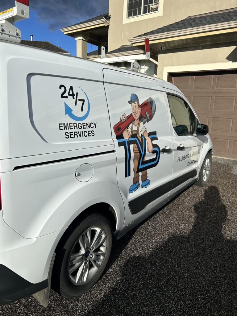 TYS Plumbing & Heating van