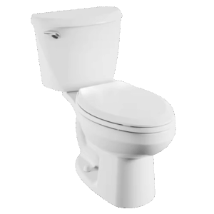 American Standard Mainstream 4.8L Standard Height Elongated 2-Piece Toilet in White with a Slow Close Toilet Seat