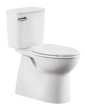 American Standard Aspirations 4.8L Elongated Semi-Concealed Chair Height Toilet in White
