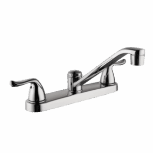 Glacier Bay Constructor 2-Handle Standard Kitchen Faucet in Chrome