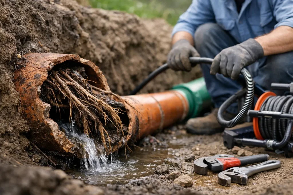 Sewer Root Intrusion: Signs, Repairs, and Prevention